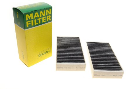 Фильтр салона угольный MANN-FILTER CUK 2646-2 (фото 1)