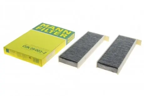 Фильтр салона угольный (комплект 2 шт) MANN-FILTER CUK 29 003-2