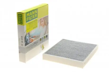 Фильтр салона угольный (антибактериальный) MANN-FILTER FP 26 010