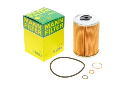 Фильтрующий элемент масляного фильтра MANN-FILTER H 929 X (фото 1)