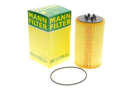 Фильтрующий элемент масляного фильтра MAN TGA, Neoplan MANN-FILTER HU 13 125/3 X