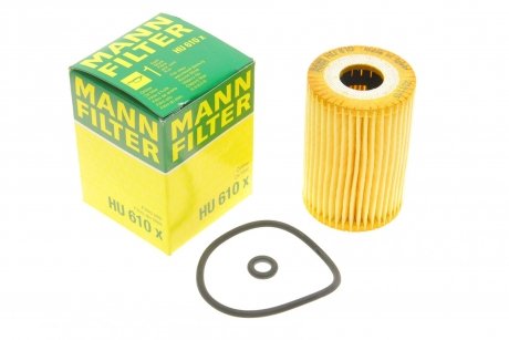Фільтруючий елемент масляного фільтра MANN-FILTER HU 610 X (фото 1)
