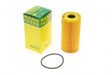 Фильтрующий элемент масляного фильтра MANN-FILTER HU 618 X (фото 1)