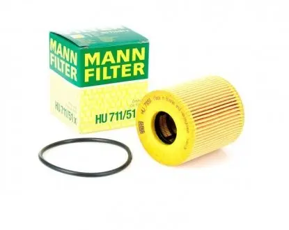 Фильтр масляный Scudo/Jumpy/Expert 2.0MJTD/HDI/2.0i 07 MANN-FILTER HU 711/51x