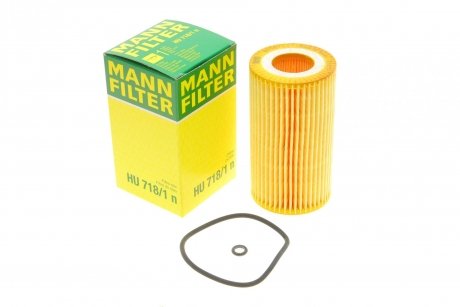 Фільтруючий елемент масляного фільтра MANN-FILTER HU 718/1 N