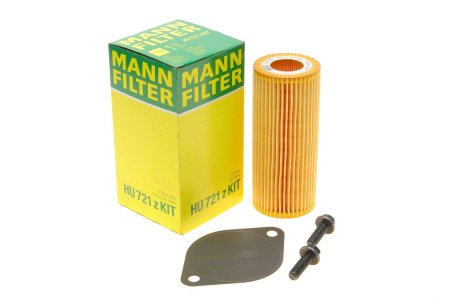Фильтр масляный MANN-FILTER HU 721 Z KIT (фото 1)