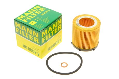 Масляний фiльтр MANN-FILTER HU8002Y (фото 1)