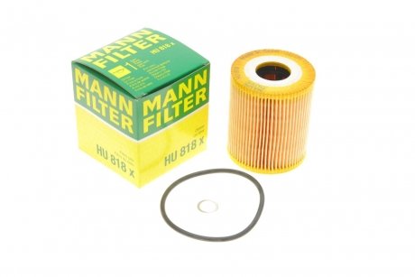 Фильтрующий элемент масляного фильтра MANN-FILTER HU 818 X (фото 1)