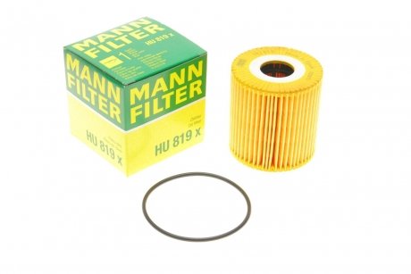 Фильтрующий элемент масляного фильтра MANN-FILTER HU 819 X (фото 1)