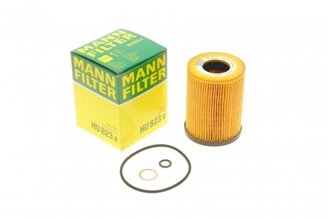 Фильтрующий элемент масляного фильтра MANN-FILTER HU 823 X (фото 1)