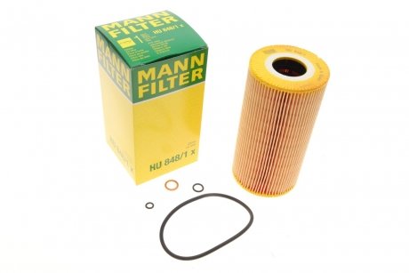 Фильтрующий элемент масляного фильтра MANN-FILTER HU 848/1 X (фото 1)