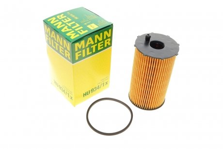 Фильтрующий элемент масляного фильтра MANN-FILTER HU 934/1 X (фото 1)