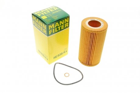 Фильтрующий элемент масляного фильтра MANN-FILTER HU 938/4 X (фото 1)