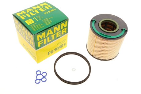 Фильтрующий элемент топливного фильтра MANN-FILTER PU 1040 X
