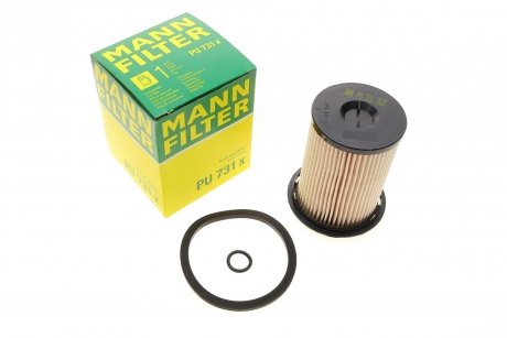 Фильтрующий элемент топливного фильтра MANN-FILTER PU 731 X (фото 1)