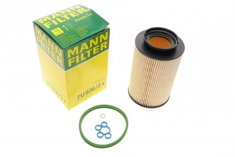 Фільтр паливний 1.9TDI-2.0SDI/TDI (5 болтів) MANN-FILTER PU 936/2 X (фото 1)