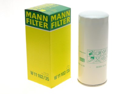 Фильтр масляный MANN-FILTER W 11102/35 (фото 1)
