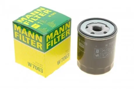 Фильтр масляный MANN-FILTER W7063