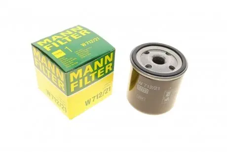 Фильтр масляный MANN-FILTER W 712/21