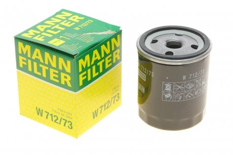 Фильтр масляный MANN-FILTER W 712/73 (фото 1)