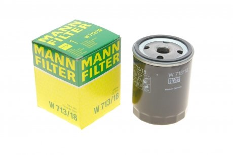 Фильтр масляный MANN-FILTER W 713/18 (фото 1)