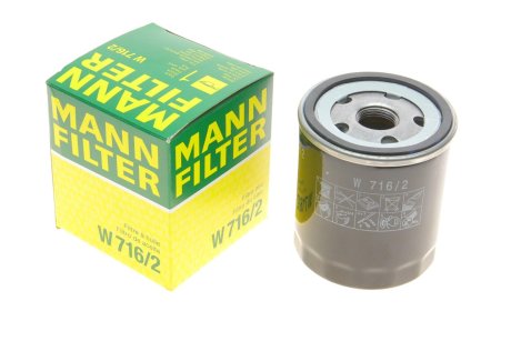 Фільтр масляний MANN-FILTER W716/2