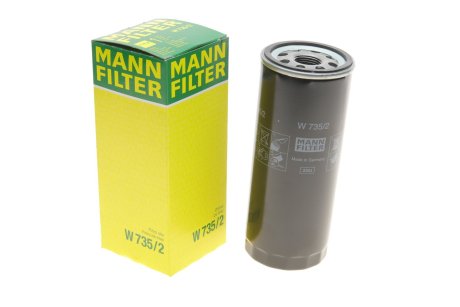 Фильтр масляный MANN-FILTER W 735/2 (фото 1)