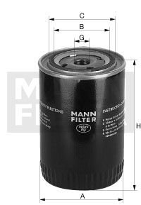 Фільтр масляний MANN-FILTER W81185 (фото 1)