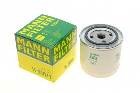 Фильтр масляный MANN-FILTER W 916/1 (фото 1)