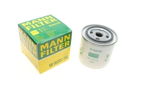 Фильтр масляный MANN-FILTER W920/38
