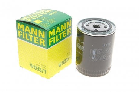 Фильтр масляный MANN-FILTER W 933/1 (фото 1)