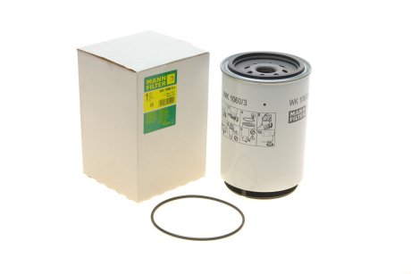 Фильтр топливный низкого давления daf 85 - xf95, scania 4, volvo fm, fh MANN-FILTER WK 1060/3 X (фото 1)