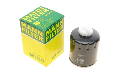 Фільтр паливний MANN-FILTER WK718/2 (фото 1)