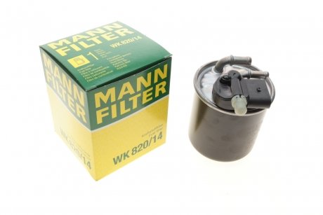 Фильтр топливный MANN-FILTER WK 820/14 (фото 1)