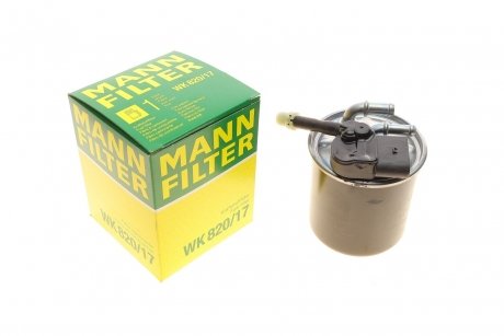 Фильтр топливный MANN-FILTER WK 820/17 (фото 1)