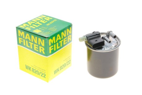 Фильтр топливный MANN-FILTER WK 820/22 (фото 1)