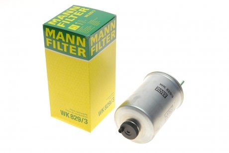 Фильтр топливный MANN-FILTER WK 829/3 (фото 1)