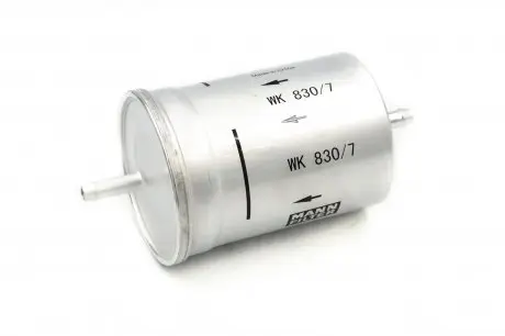 Фильтр топливный Golf II 87>/Golf III/Passat B3/B4/B5/T3/T4/A4/A6 >00 (бензин) MANN-FILTER WK 830/7