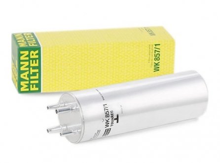 Фильтр топливный vw - transporter v, multivan MANN-FILTER WK 857/1 (фото 1)
