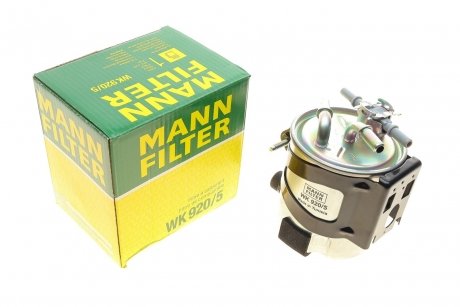 Фильтр топливный MANN-FILTER WK 920/5 (фото 1)