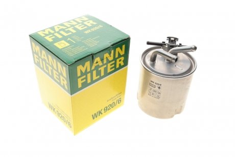 Фильтр топливный MANN-FILTER WK 920/6 (фото 1)