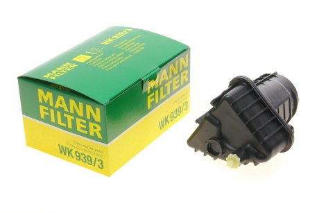 Фильтр топливный MANN-FILTER WK 939/3 (фото 1)