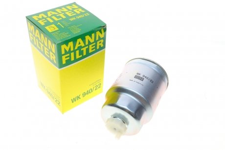 Фильтр топливный Primera/Almera/Navara 2.2dCi 02> MANN-FILTER WK 940/22