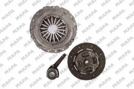 Renault комплект сцепления с центр..выключателем (luksachs!!!) trafic ii,opel vivaro,nissan 1.9dci 01- (выж подш на три крепления) MAPA 001240108