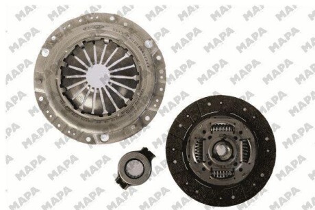 Vw комплект сцепления (полный) lt28-55 2.4d,td 228mm 78-96 MAPA 007228500