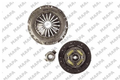 Fiat комплект сцепления (полный) croma 1.9td,2.5td 228mm MAPA 011228600