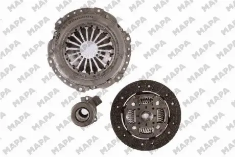 OPEL К-кт зчеплення диск+ корзина + підшипник stra H,Vectra C,Zafira B,Alfa Romeo 159,Fiat Croma II 1.8 05- MAPA 013200308