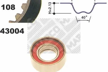 Комплект ремня ГРМ MAPCO 23004