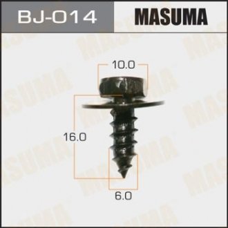 Саморез 6x16мм (комплект 10шт) Toyota MASUMA BJ014