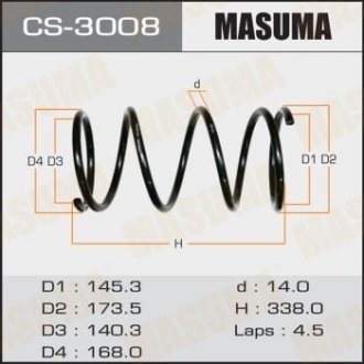 Пружина MASUMA CS3008 (фото 1)